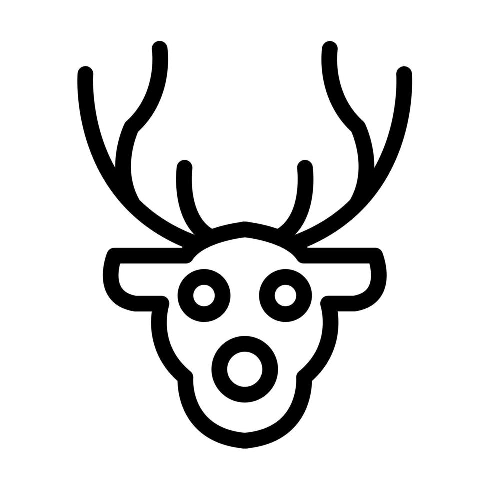 Reindeer Icon Design vector