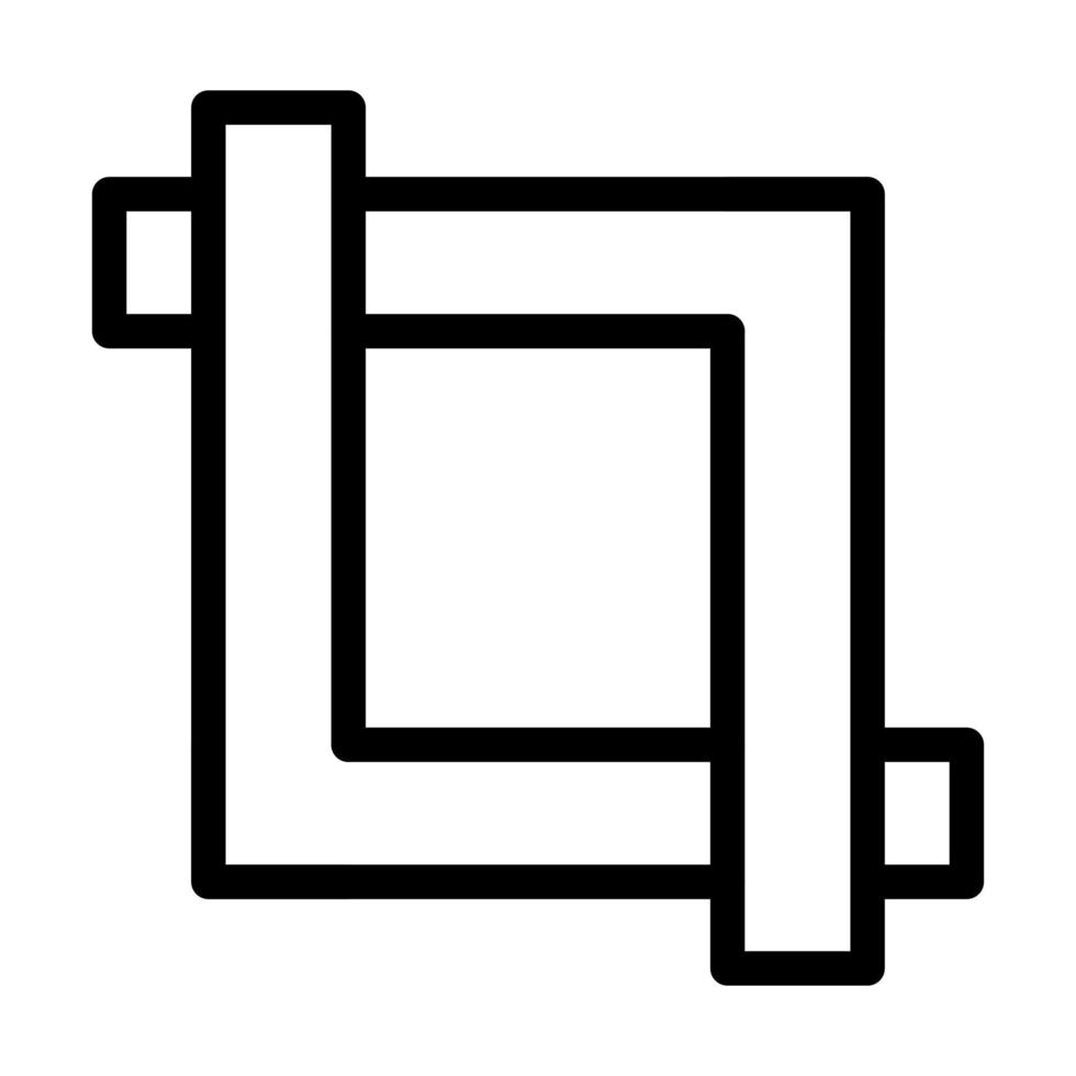 Crop Icon Design vector