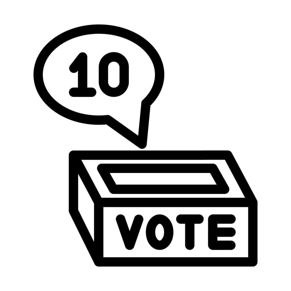 Number of vote Icon Design vector