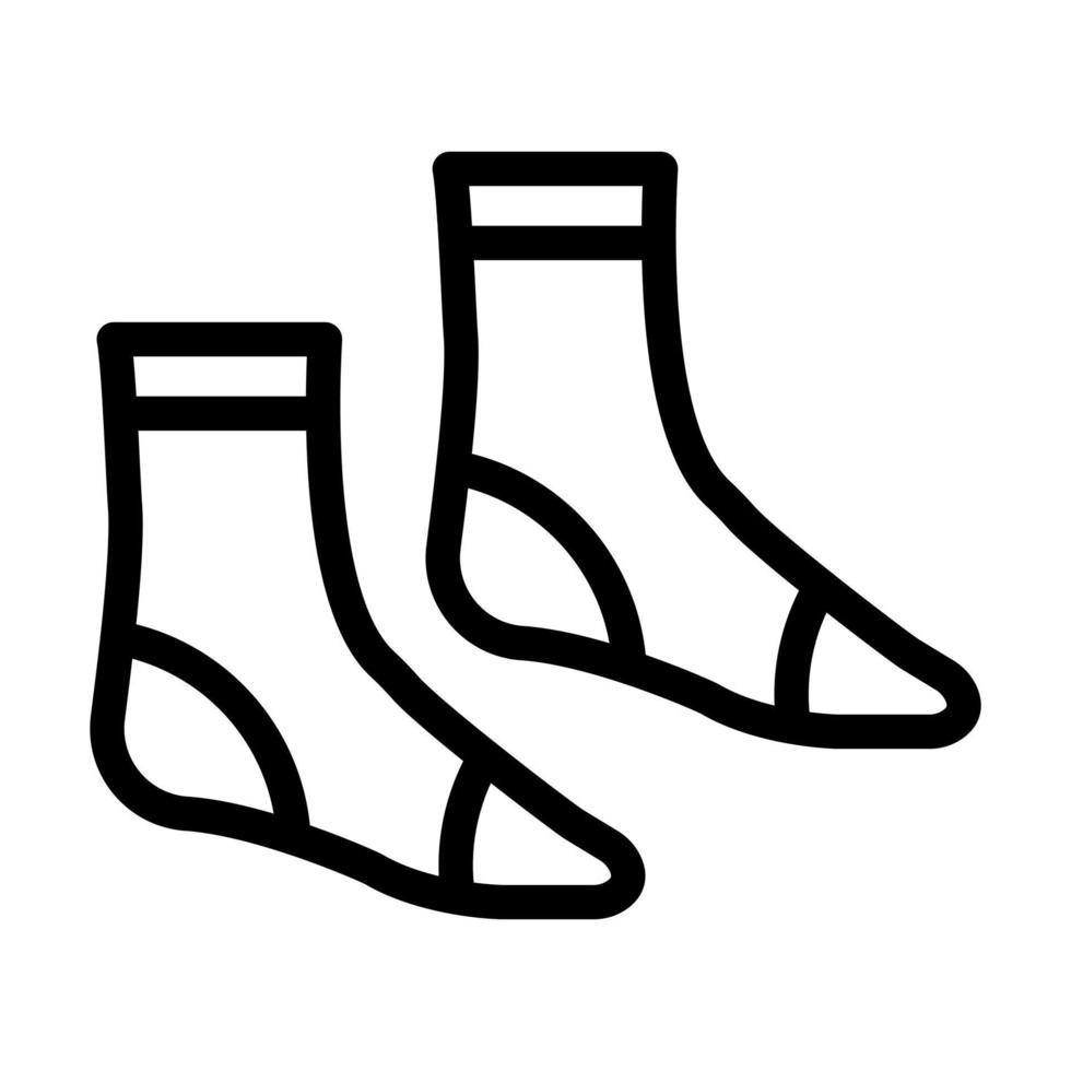 par de diseño de icono de calcetines vector