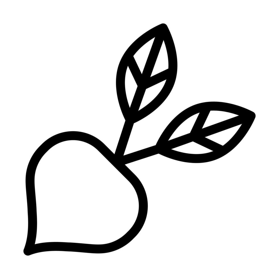 Beetroot Icon Design vector