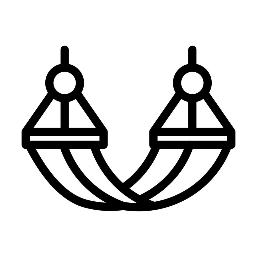 Hammock Icon Design vector