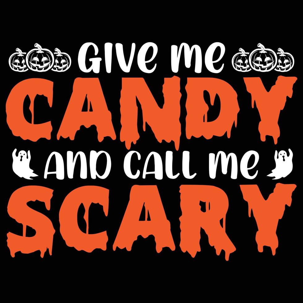 Halloween T-shirt design vector