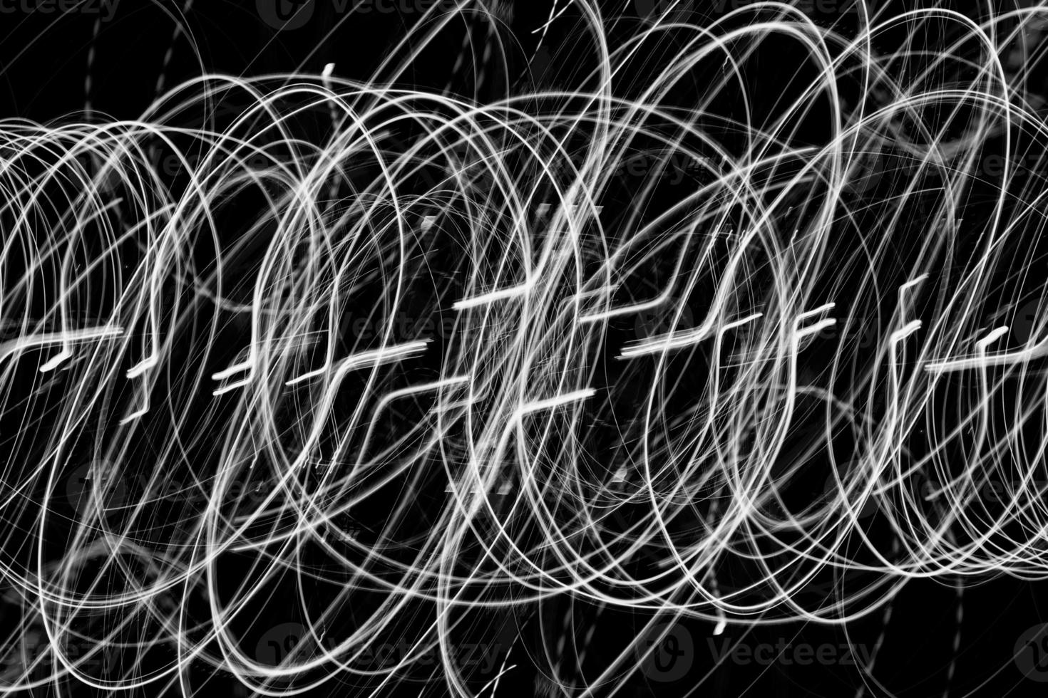 Night White light line,abstract background photo