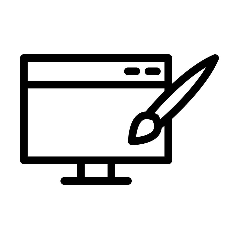 diseño de icono de diseño de sitio web vector