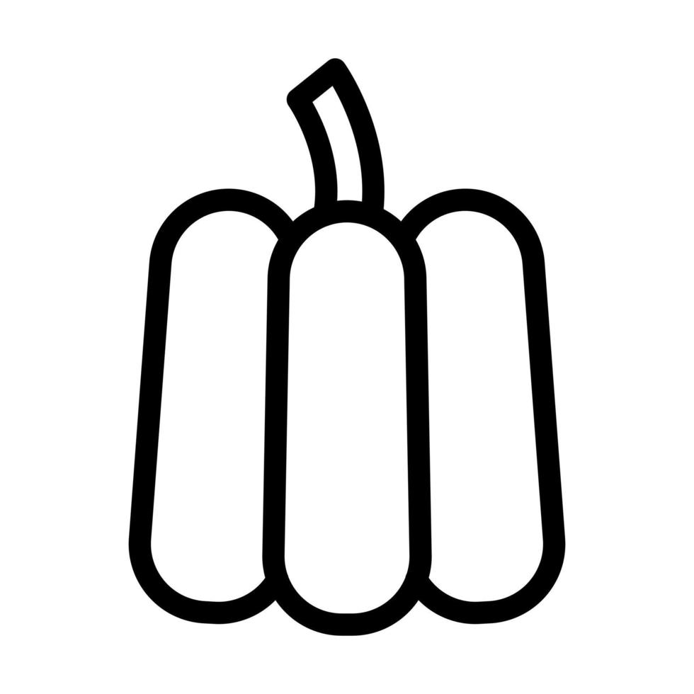 Bell Pepper Icon Design vector