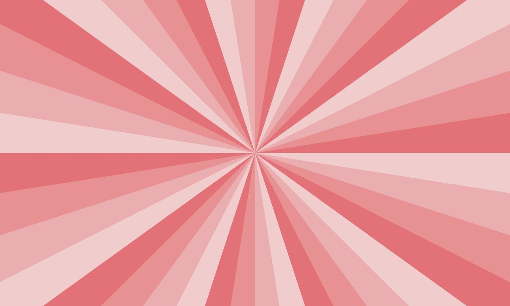 Abstract explosion background in gradient red pink color. Asian style glare effect. Sunshine sparkle pattern. Vector illustration of a radial ray. Narrow beam. For backdrops, posters, banners, covers.