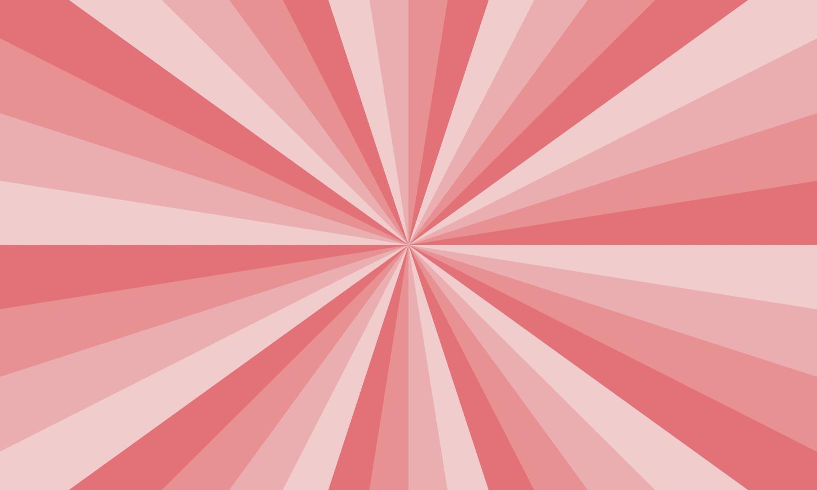 Abstract explosion background in gradient red pink color. Asian style glare effect. Sunshine sparkle pattern. Vector illustration of a radial ray. Narrow beam. For backdrops, posters, banners, covers.