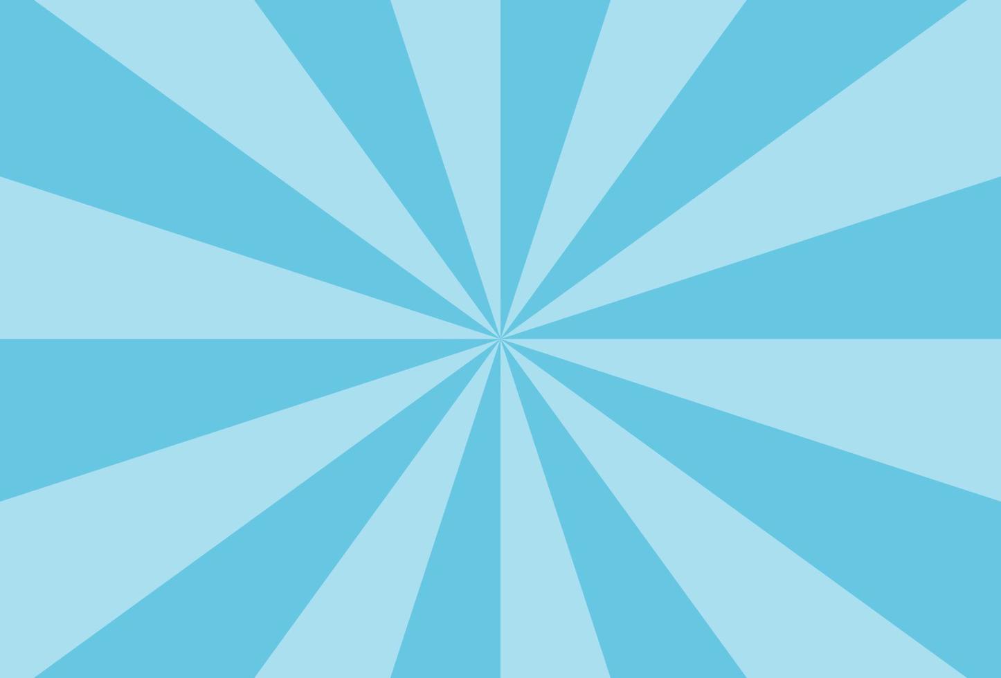 Abstract explosion background in gradient blue color. Asian style glare effect. Sunshine sparkle pattern. Vector illustration of a radial ray. Narrow beam. For backdrops, posters, banners, and covers.