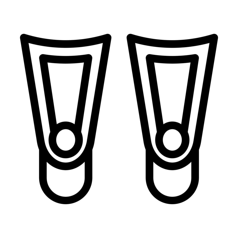 Fins Icon Design vector