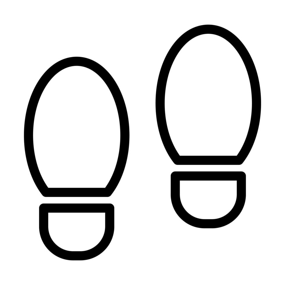 Footprint Icon Design vector