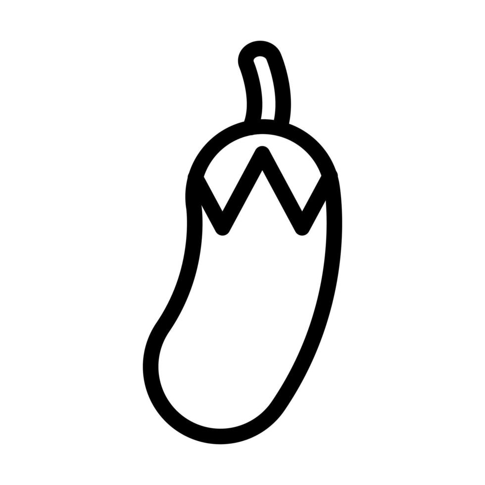 Eggplant Icon Design vector
