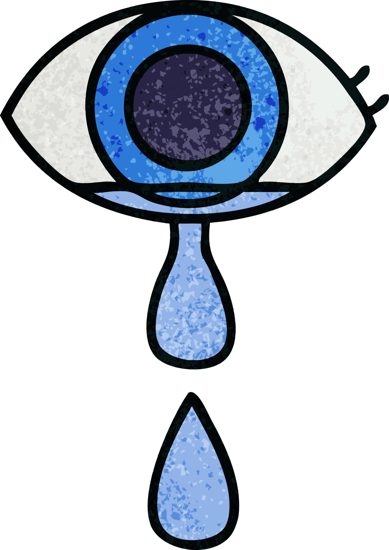 retro grunge texture cartoon crying eye 10753385 Vector Art at Vecteezy retro grunge texture cartoon crying eye 10753385 Vector Art at Vecteezy