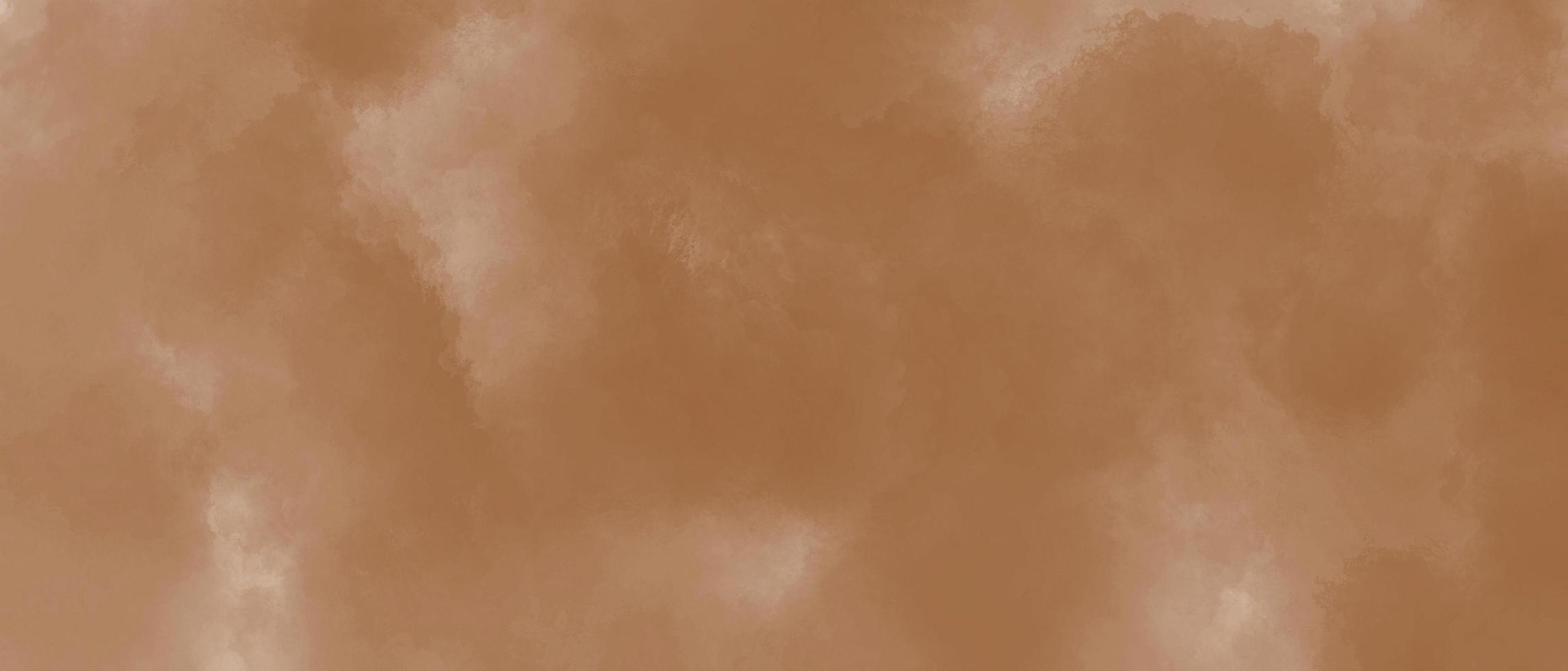 Brown Watercolor abstract texture rectangle background photo