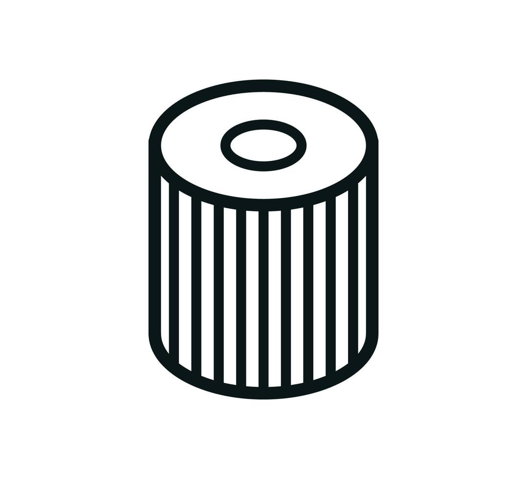 plantilla de diseño de logotipo de vector de icono de filtro de aceite