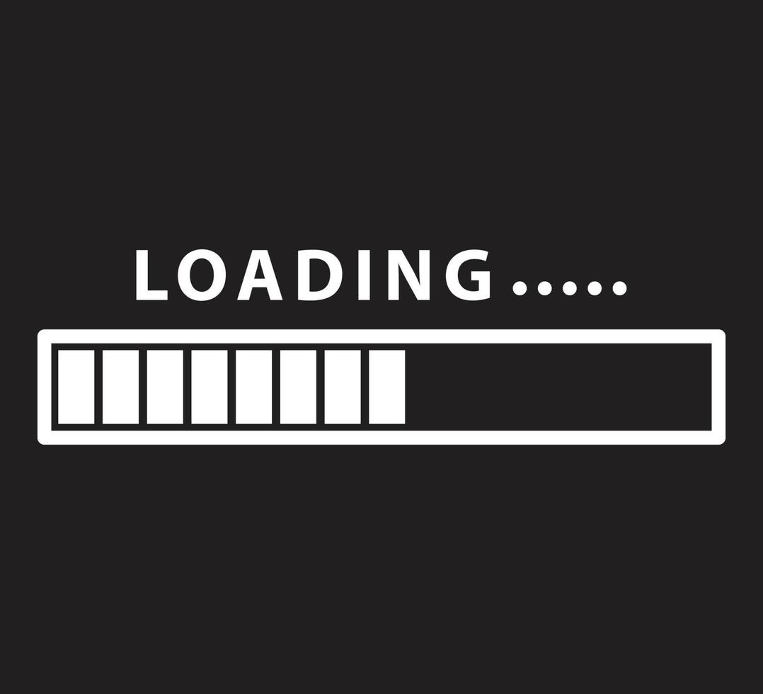 Loading icon vector logo design template