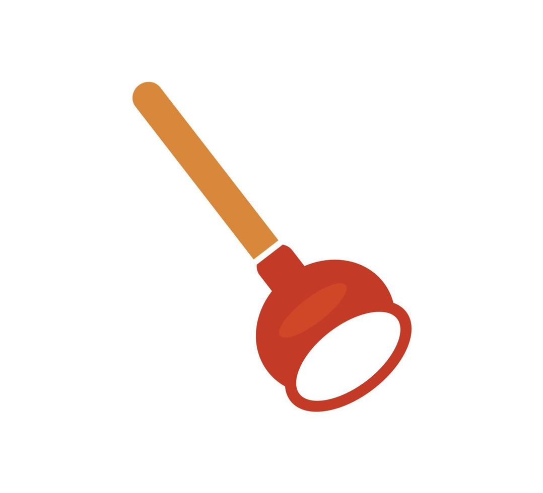 Plunger icon vector logo design template