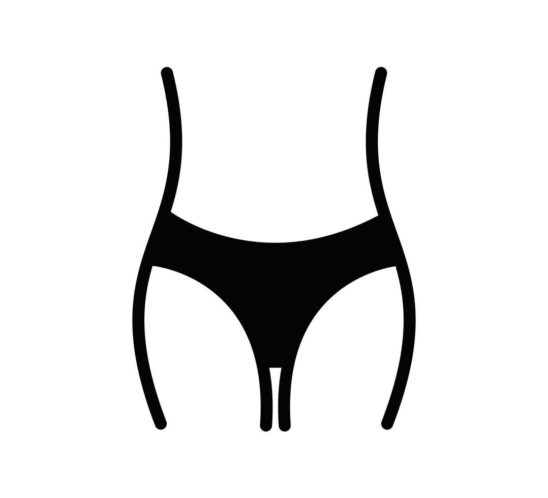 plantilla de diseño de logotipo de vector de icono de cintura