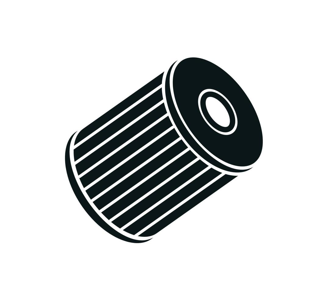 plantilla de diseño de logotipo de vector de icono de filtro de aceite