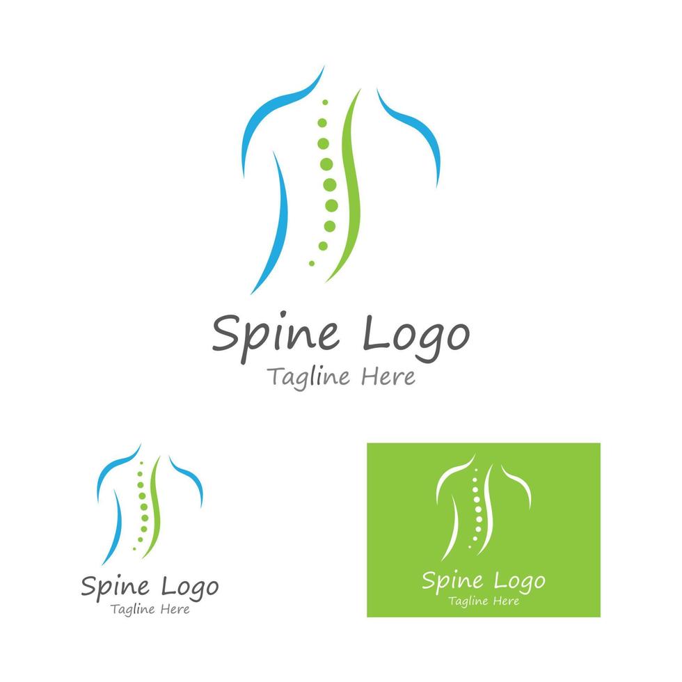 Spine diagnostics symbol vector