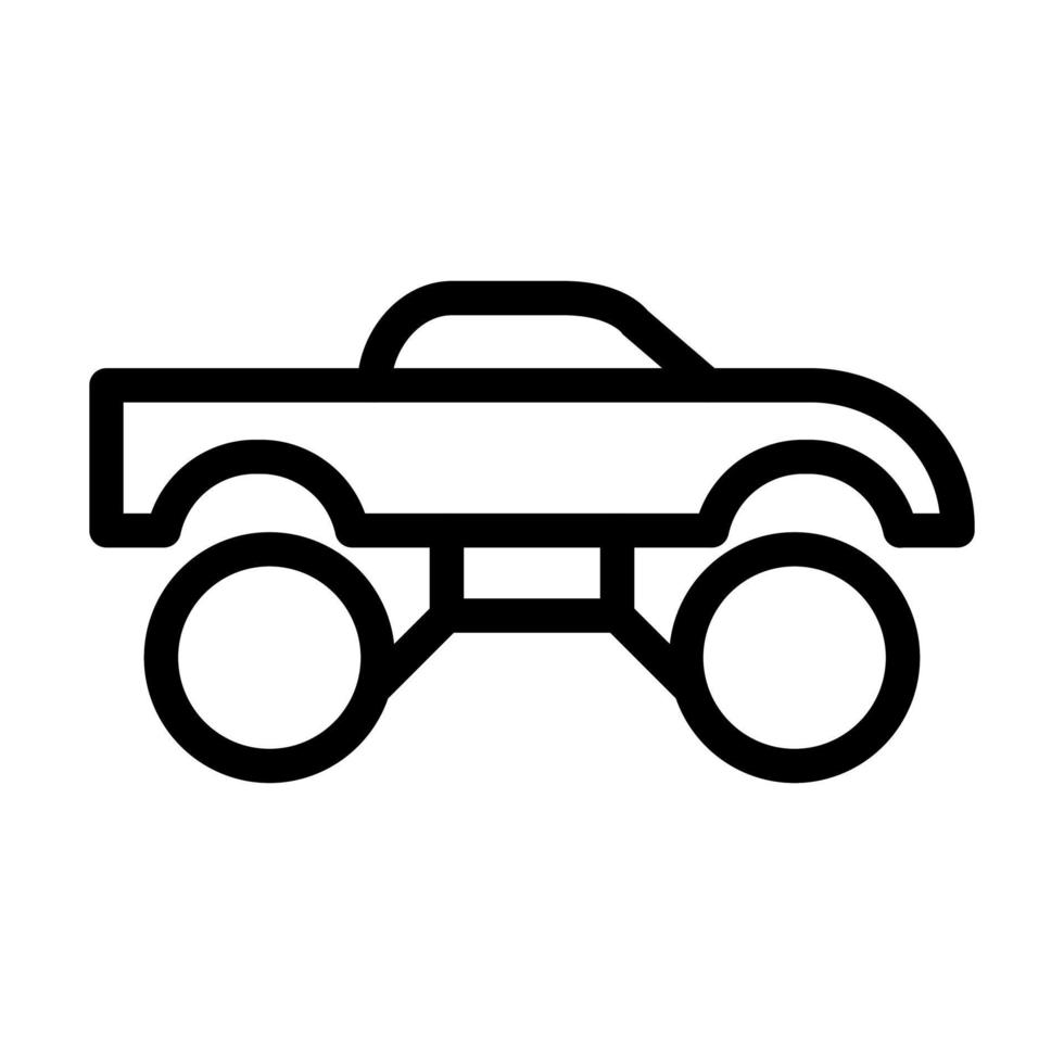 Monster Truck Icon Design vector