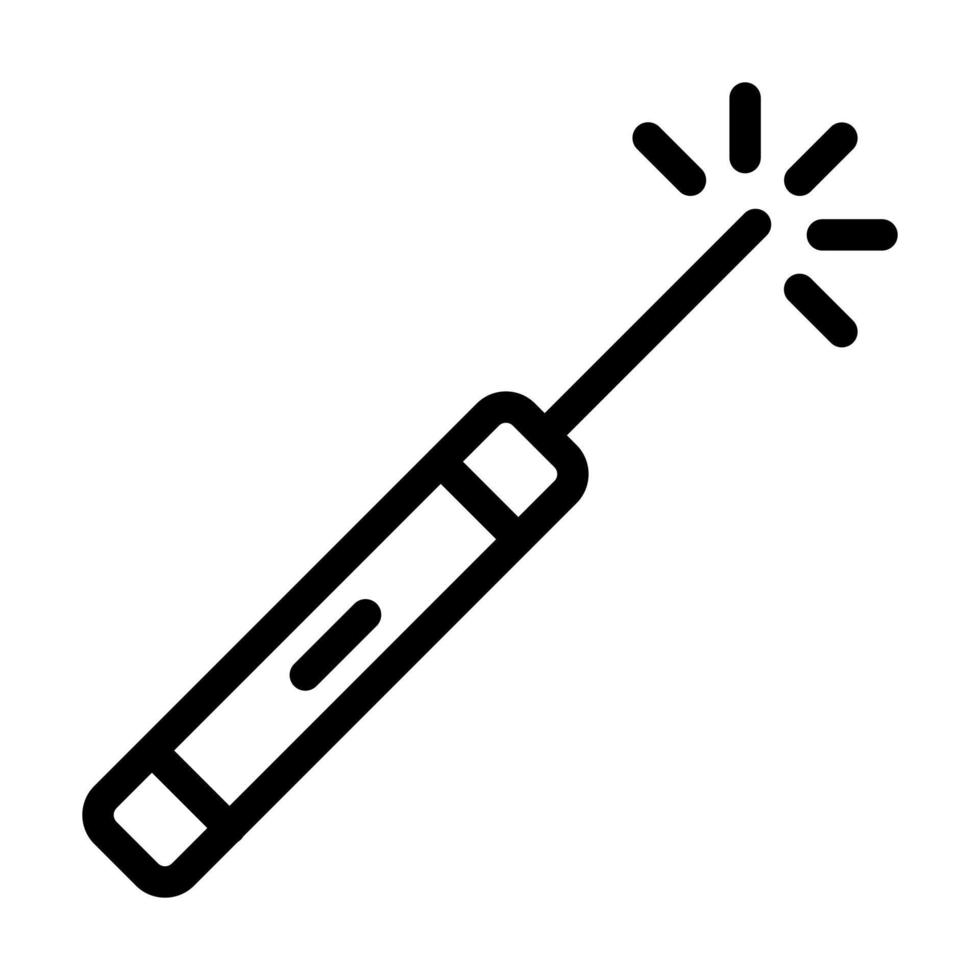 diseño de icono de lápiz láser vector