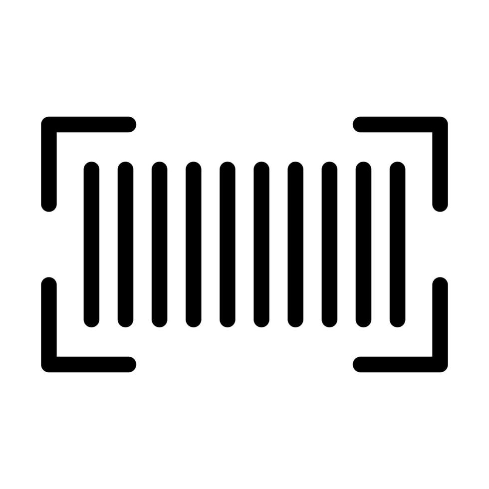Barcode Icon Design vector
