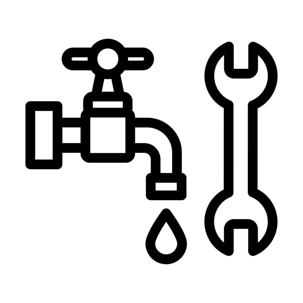 Plumbing Icon Design vector