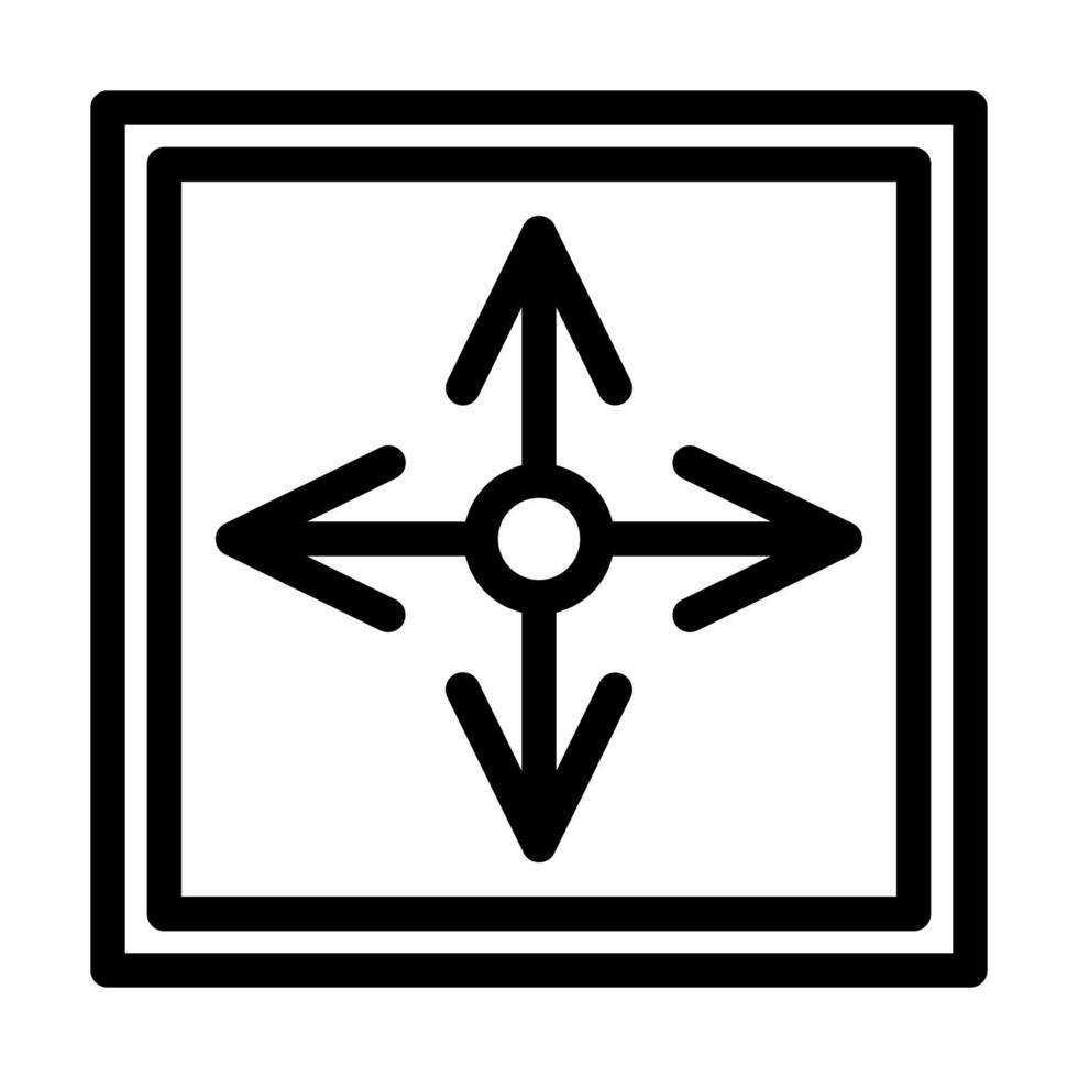 Offset Icon Design vector