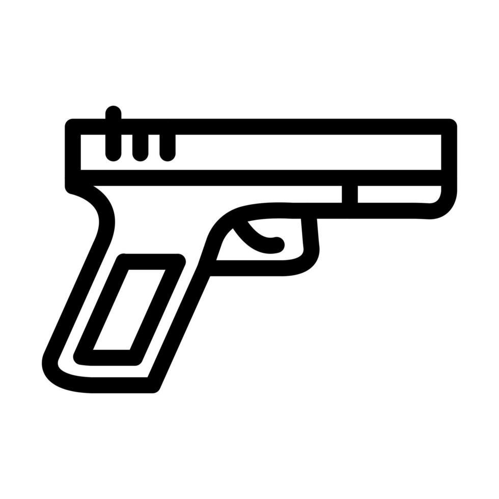 diseño de icono de pistola vector