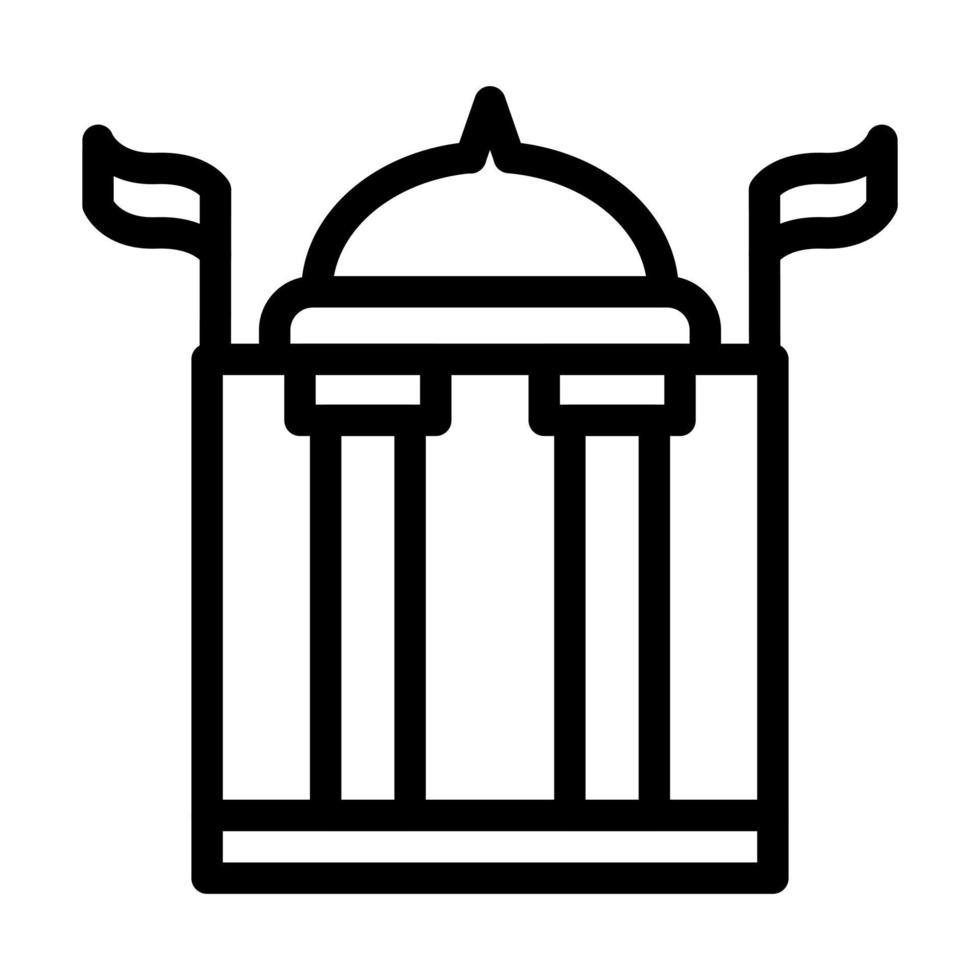 Government Building Icon Design vector