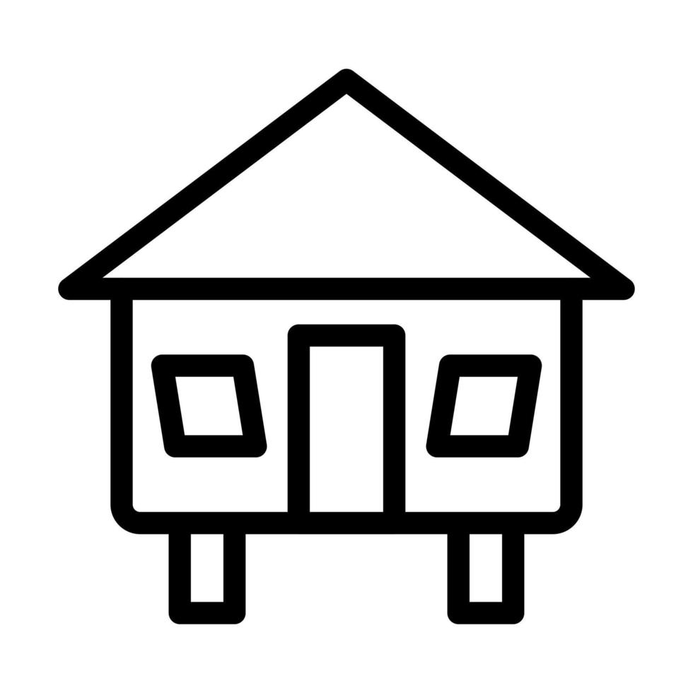 diseño de icono de cabaña vector