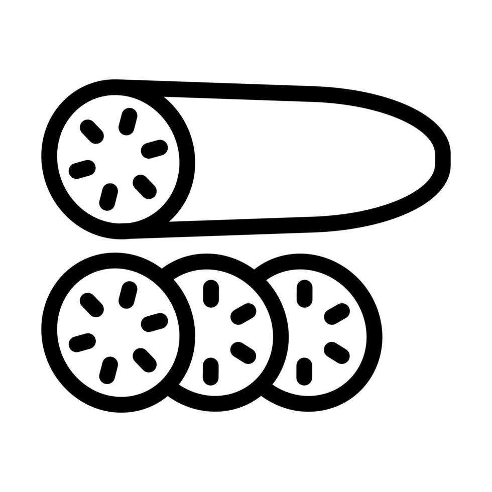 Cucumber Icon Design vector