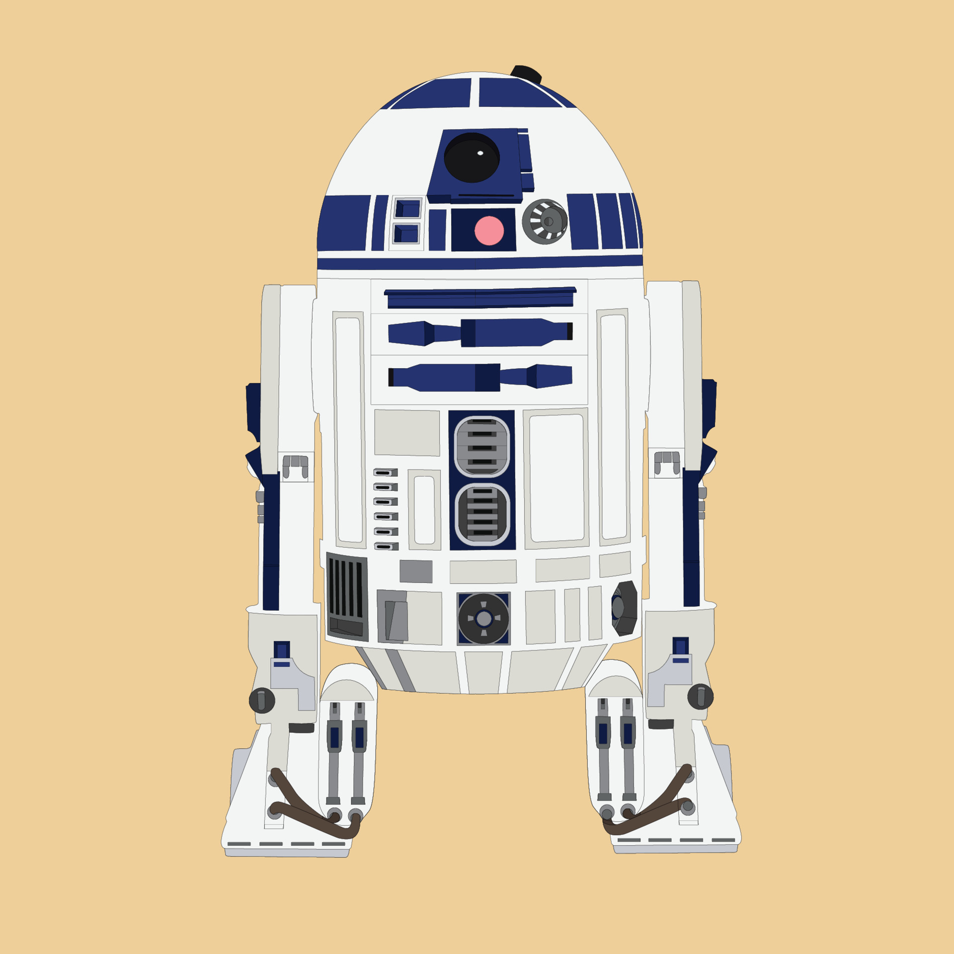 Mañana Escupir Generador R2 D2 Star Wars 10755503 Vector Art at Vecteezy