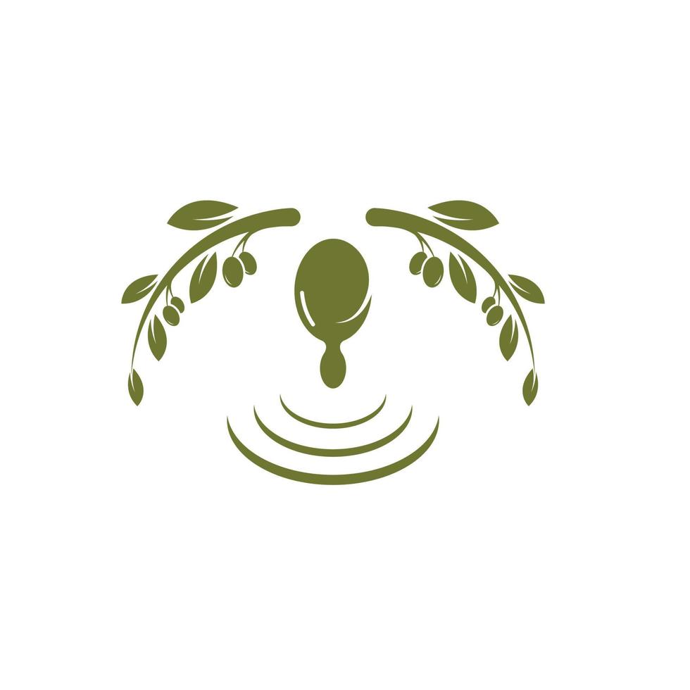 Olive tree vector illustration