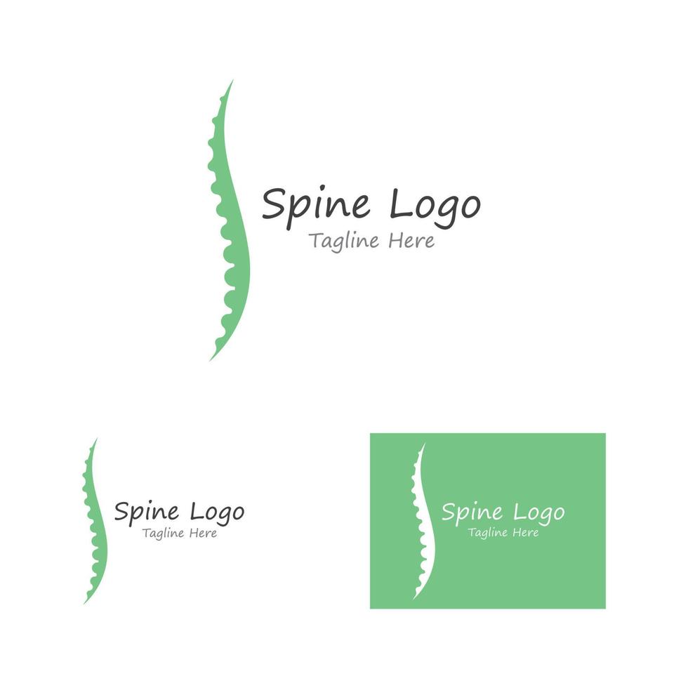 Spine diagnostics symbol vector