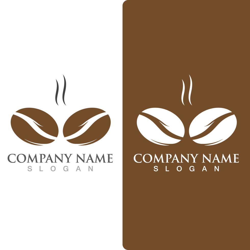coffee bean icon vector