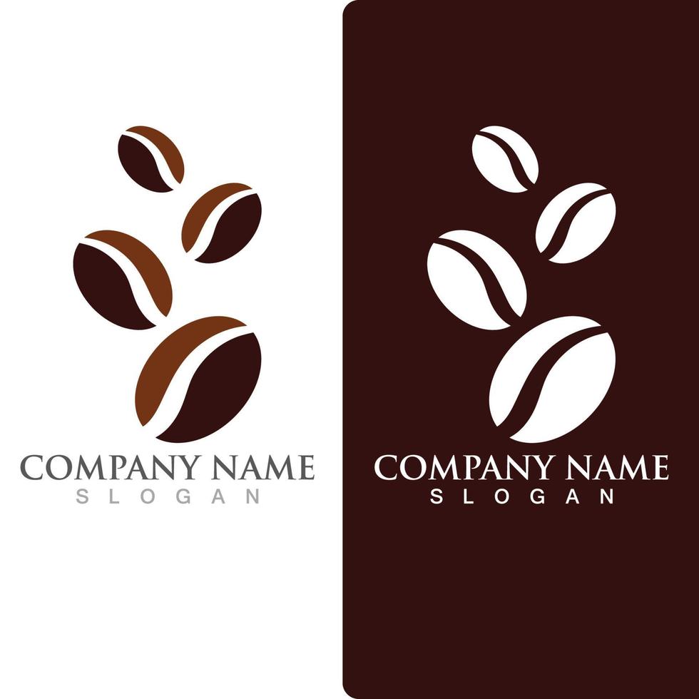 coffee bean icon vector