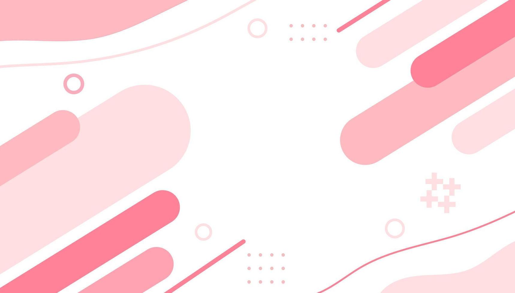 diseño de fondo geométrico blanco y rosa abstracto, fondo limpio, fondo de banner vector