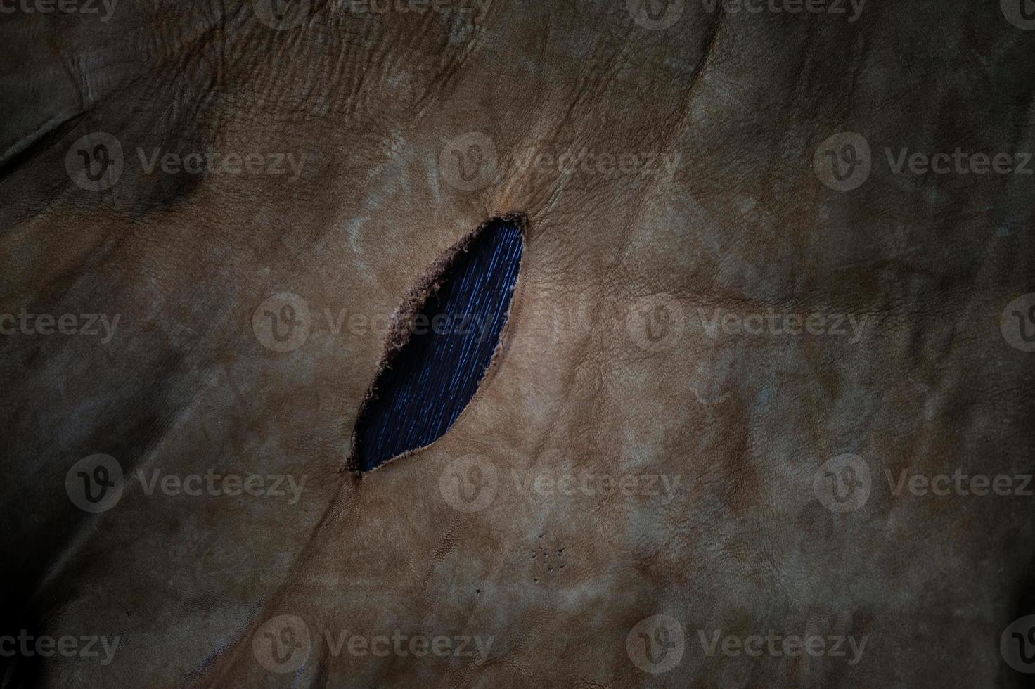 Genuine leather texture background photo