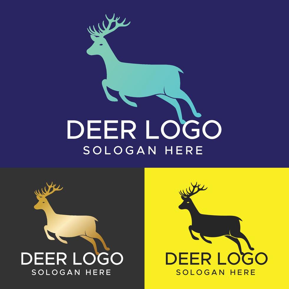 Deer vector illustration Deer Logo Template