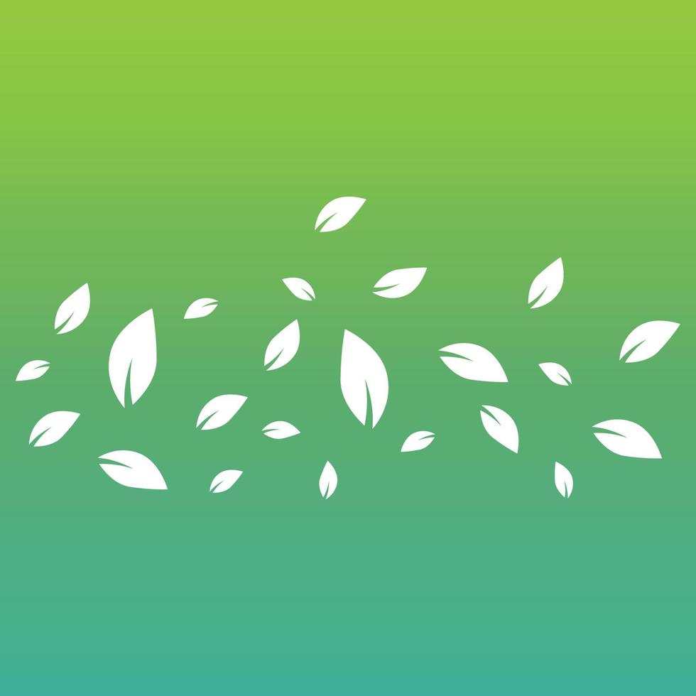Green leaf logo. Garden, plants and nature vector design. Concept illustration vector template