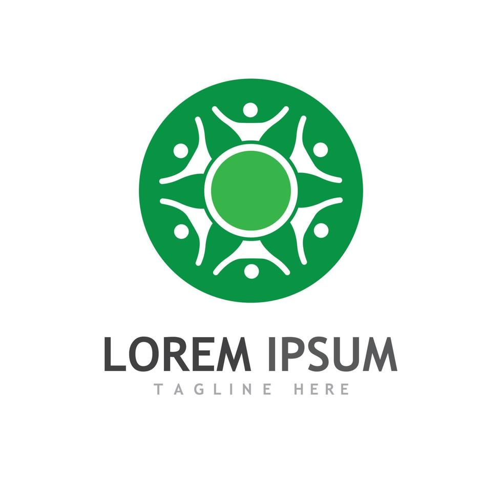 Community team group logo vector