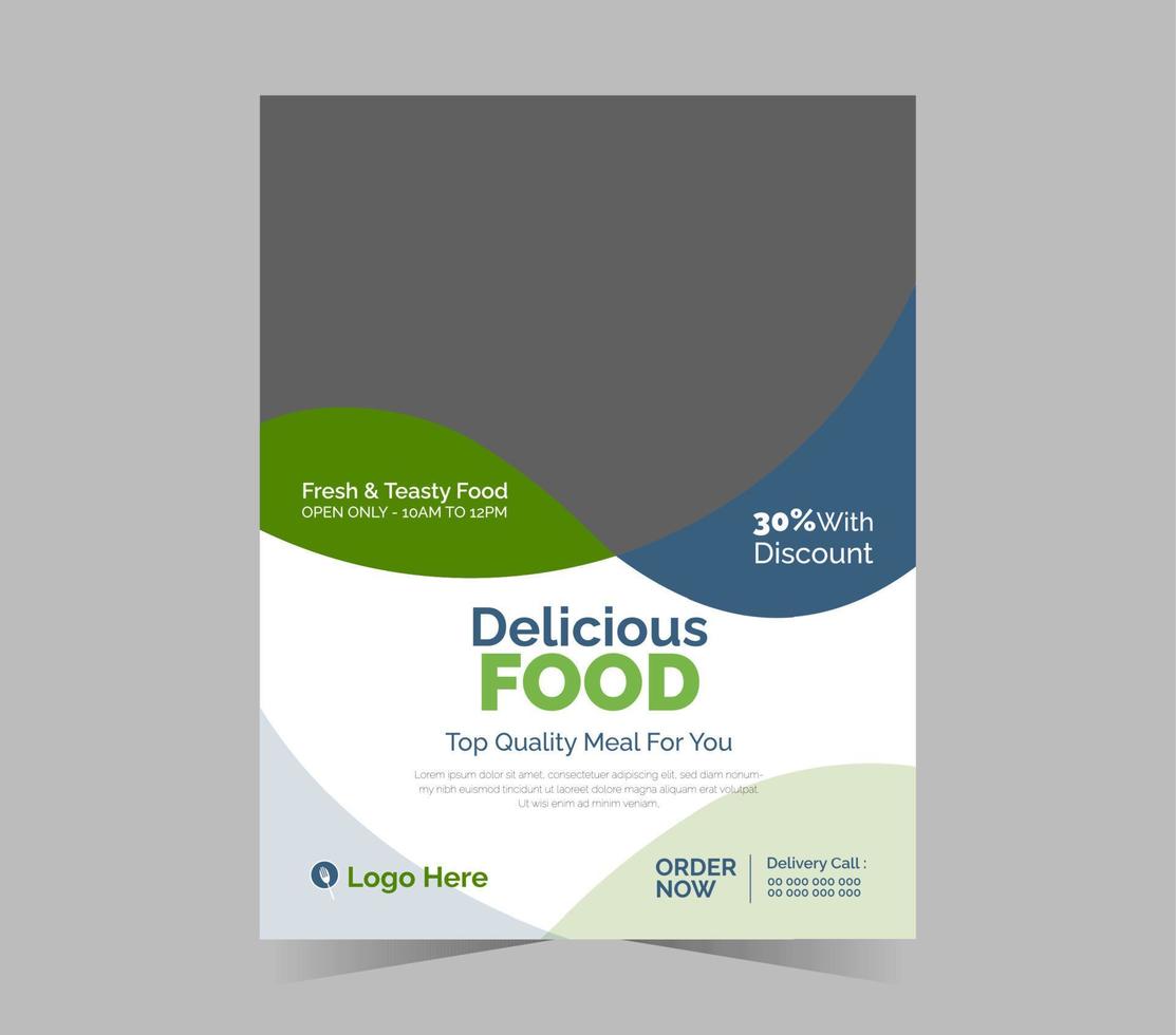Delicious Food Flyer vector