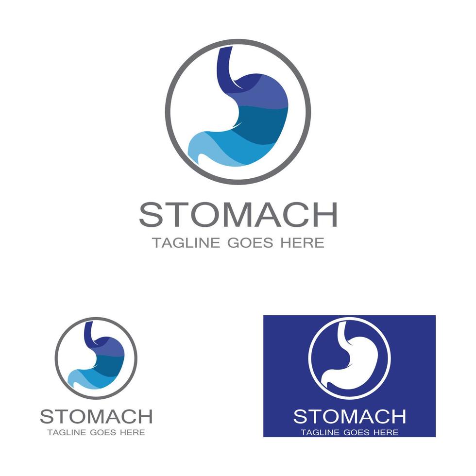 stomach care icon designs vector