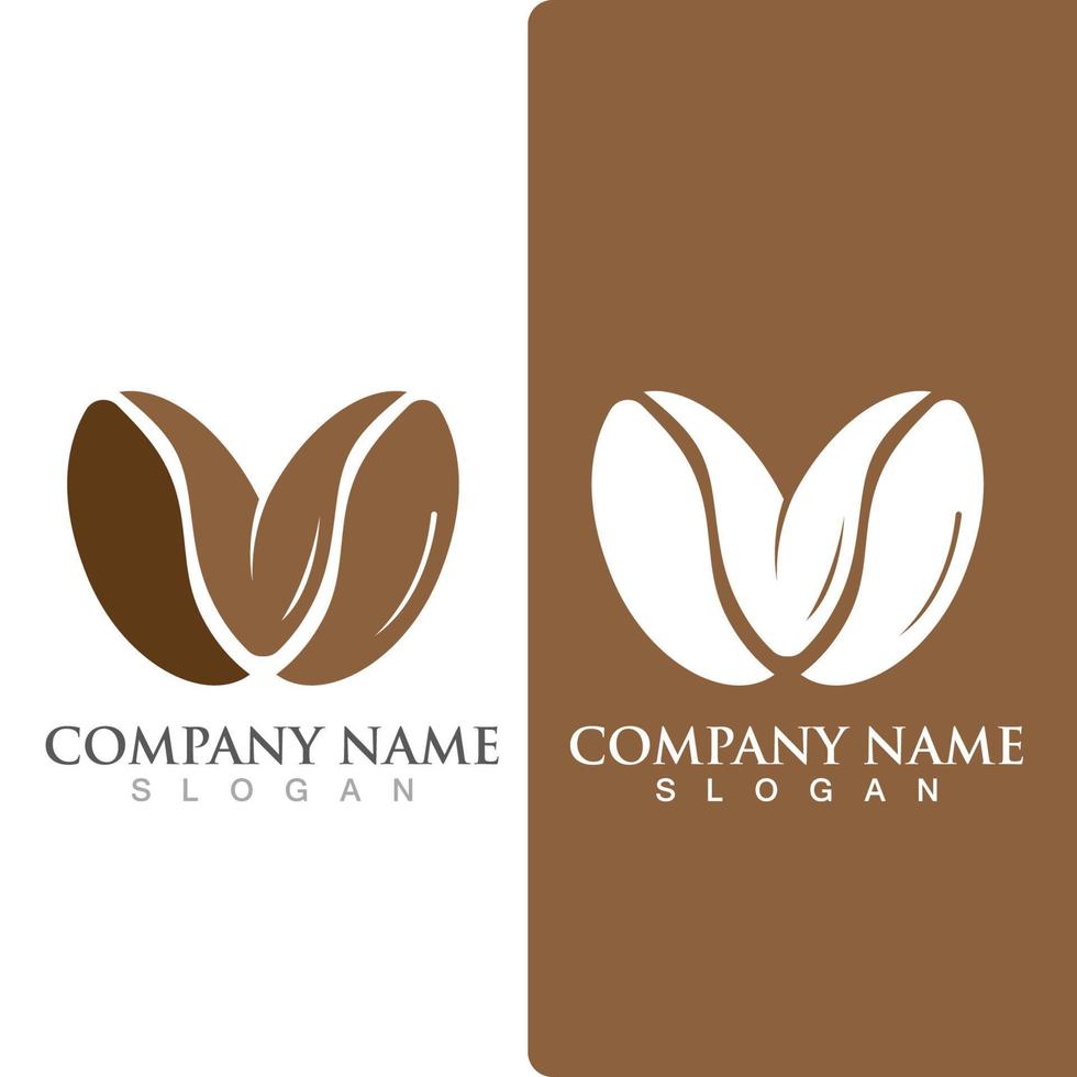 coffee bean icon vector
