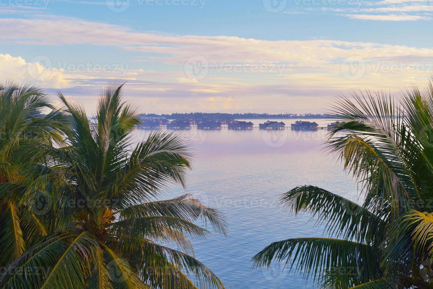 paisaje de playa tropical foto