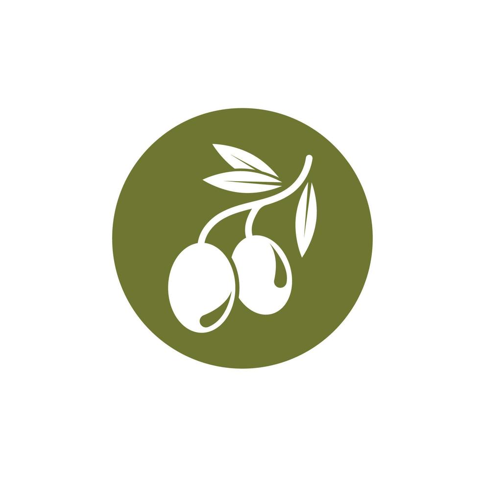 Olive tree vector illustration