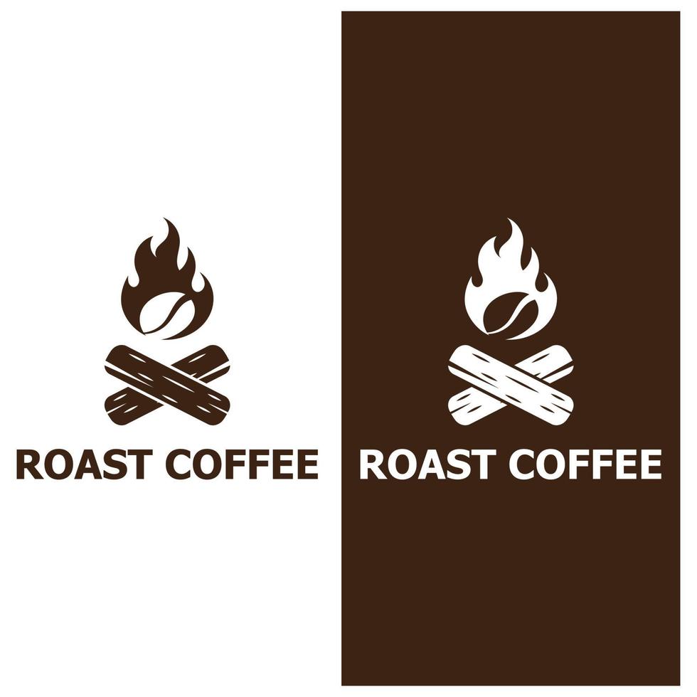 coffee bean icon vector illustration template