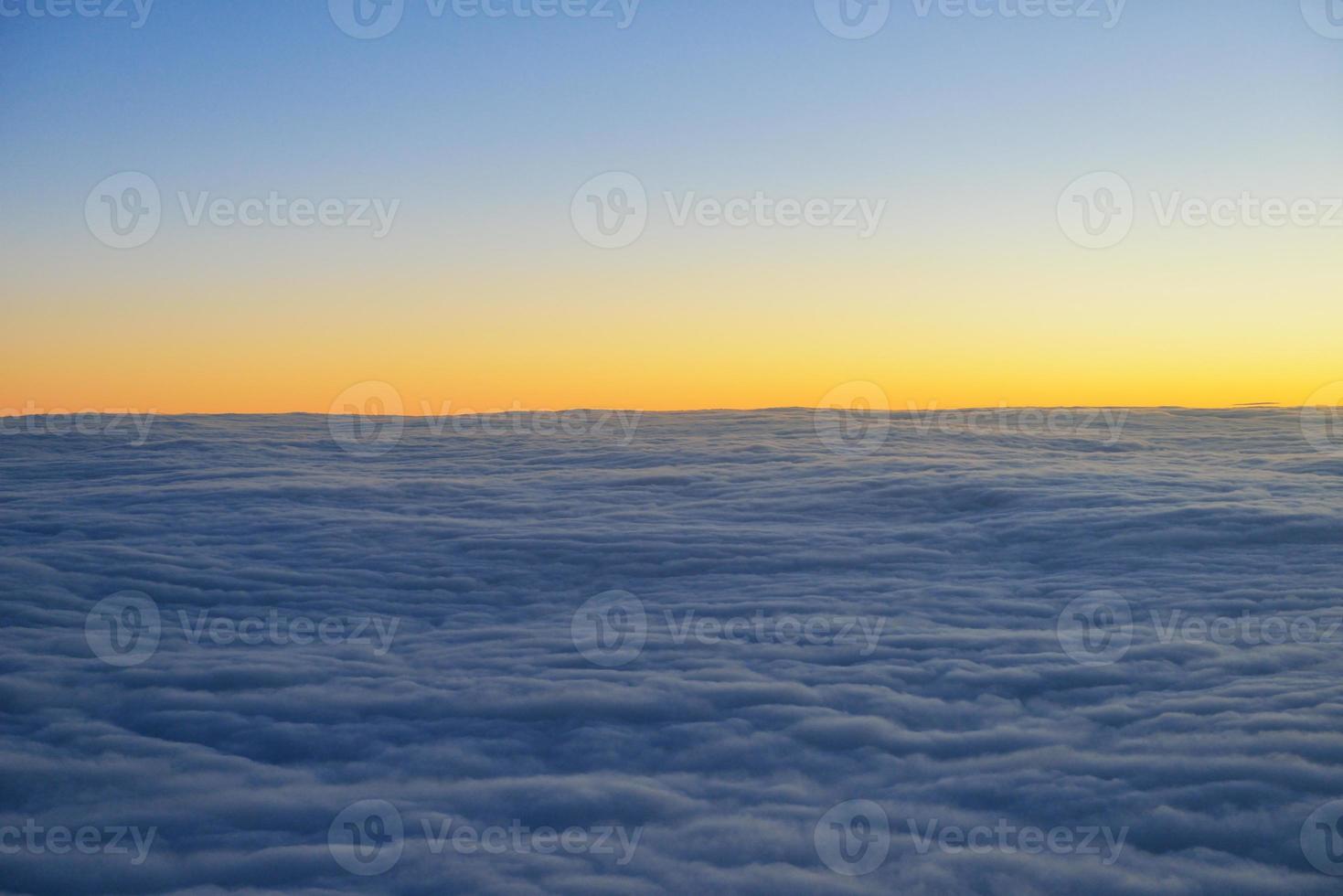 clouds on sunset photo